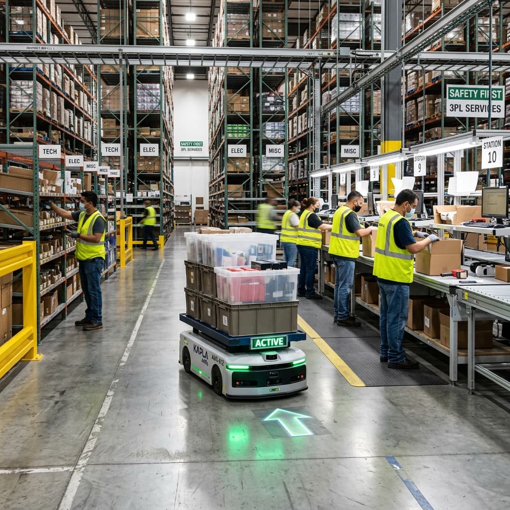 3PL warehouse, Ho Chi Minh City.