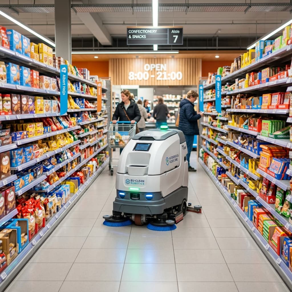 Supermarket chain, REWE.