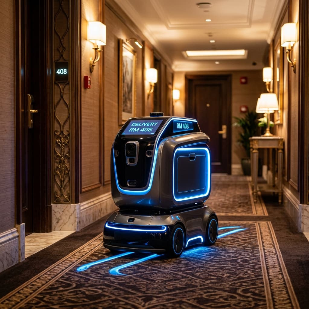 Front of house, automated.